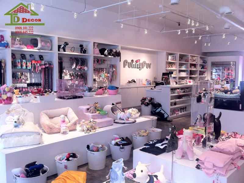 thiết kế shop thú cưng