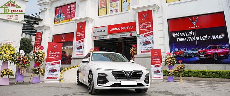 thiết kế showroom vinfast