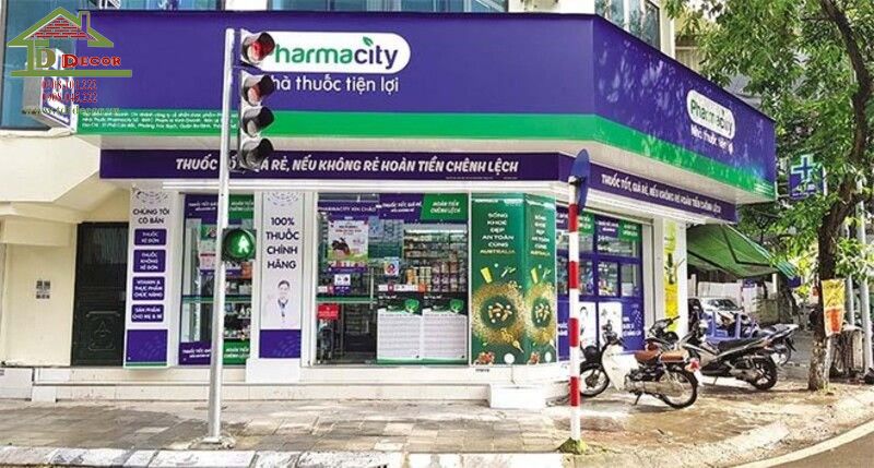 thiết kế nhà thuốc pharmacity