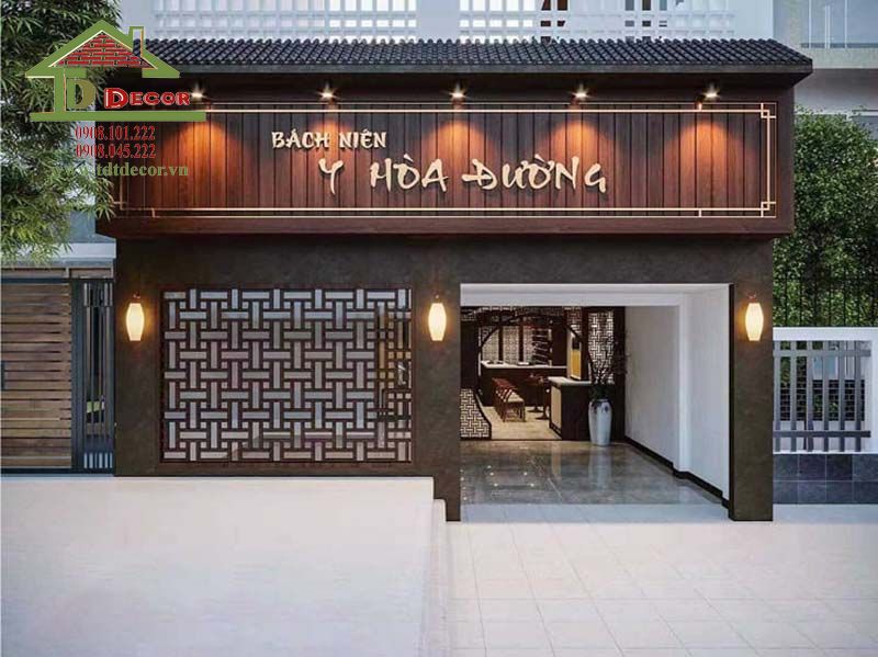 thiết kế phòng khám đông y