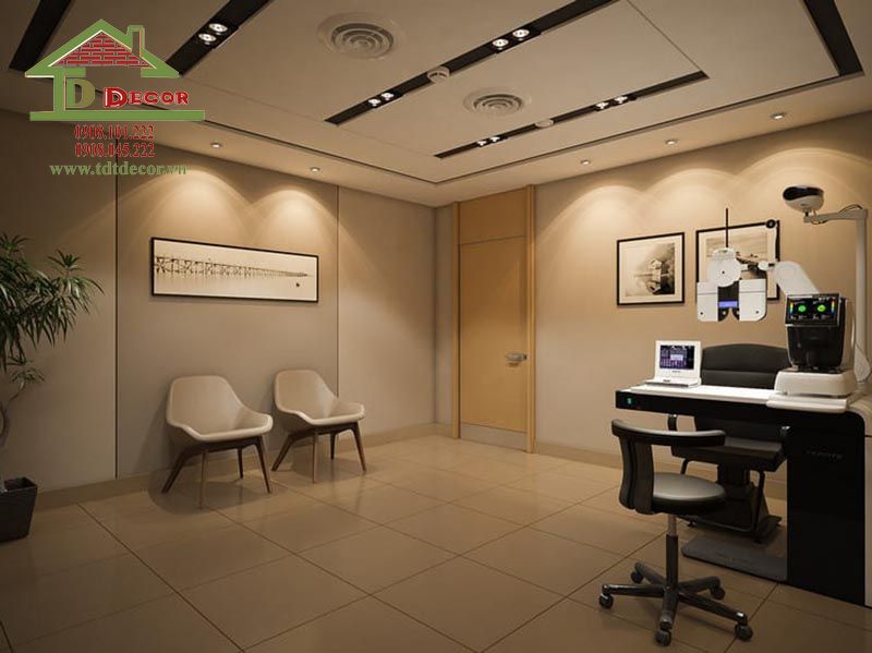 thiết kế phòng khám mắt