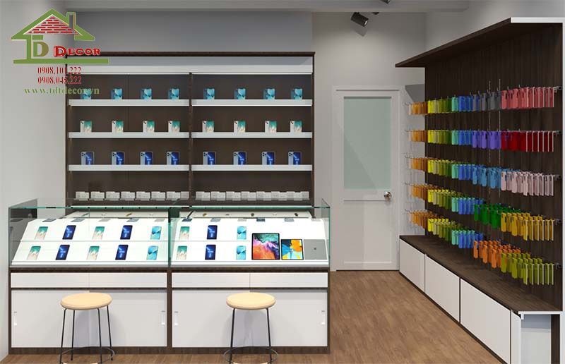 thiết kế shop điện thoại