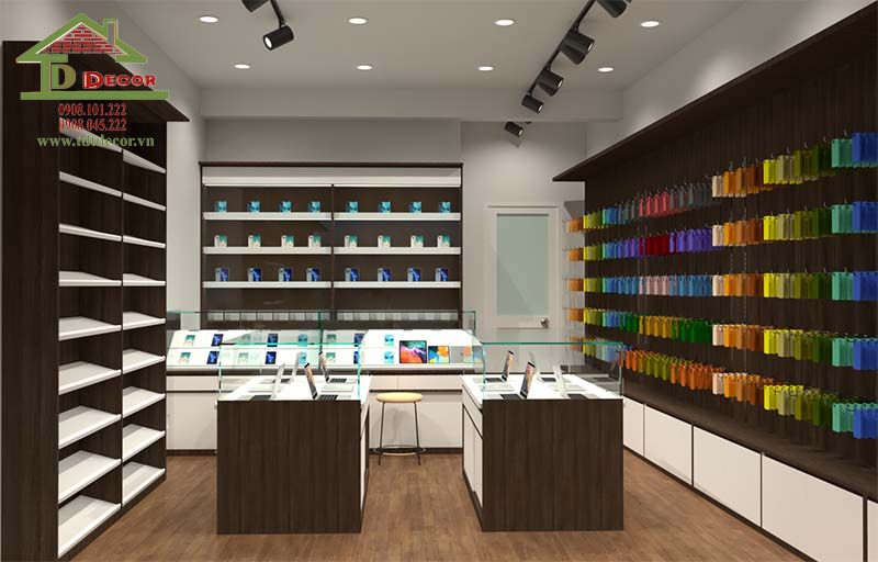 thiết kế shop điện thoại