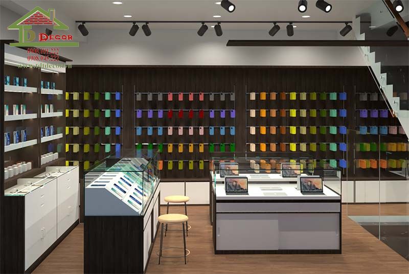 thiết kế shop điện thoại