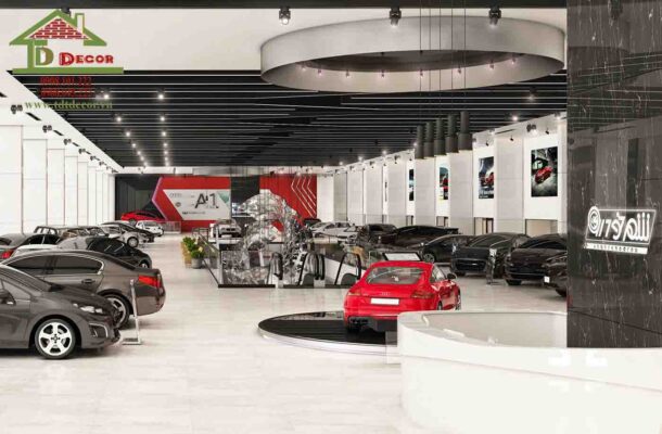 thiết kế showroom oto