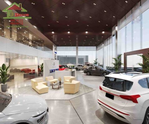 thiết kế showroom oto