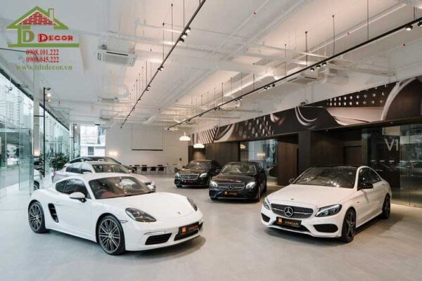 thiết kế showroom oto