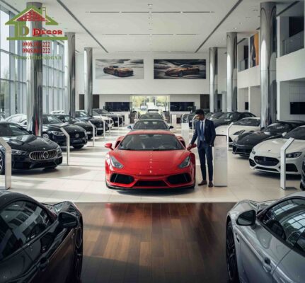 thiết kế showroom oto