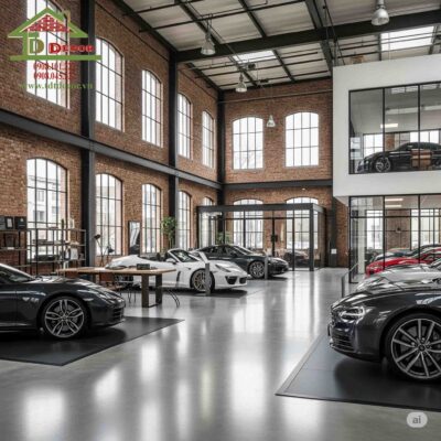 thiết kế showroom oto