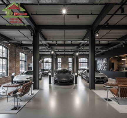 thiết kế showroom oto