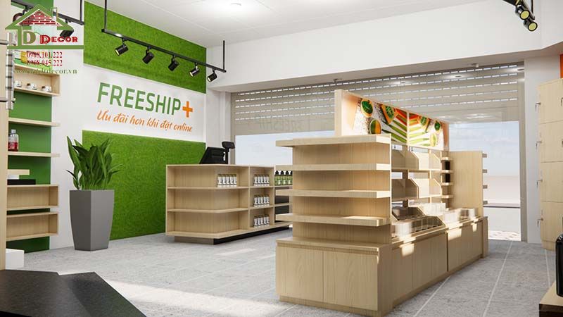 Thiết kế shop thực phẩm chức năng