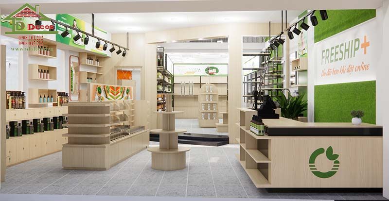 Thiết kế shop thực phẩm chức năng