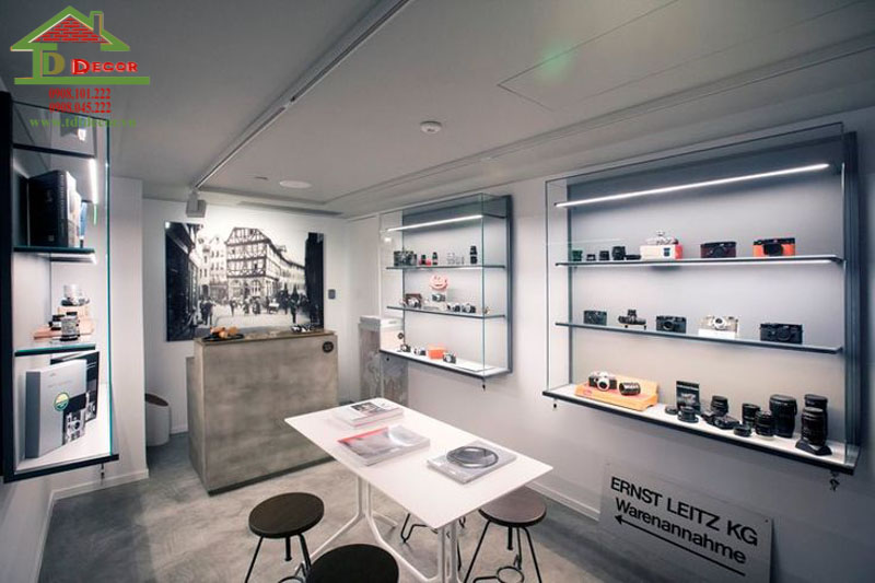 Thiết kế cửa hàng camera