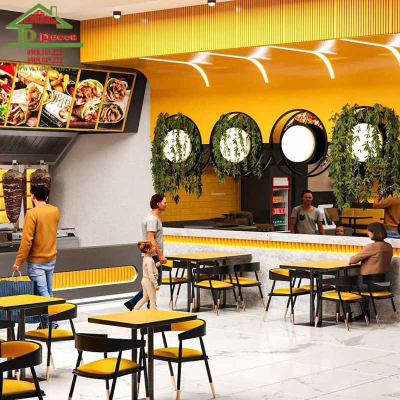 Thiết kế cửa hàng thức ăn nhanh