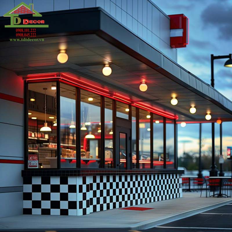 Thiết kế cửa hàng thức ăn nhanh