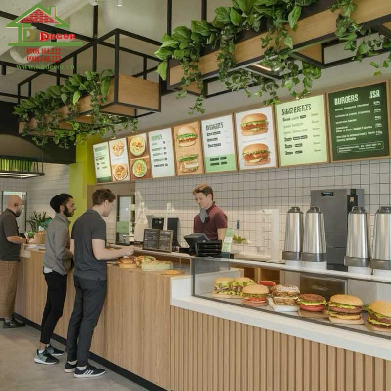 Thiết kế cửa hàng thức ăn nhanh
