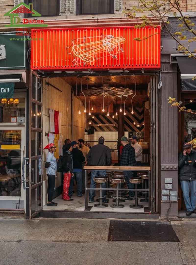 Thiết kế cửa hàng thức ăn nhanh