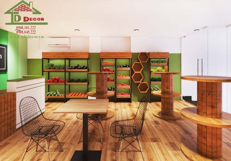 Thiết kế cửa hàng trái cây