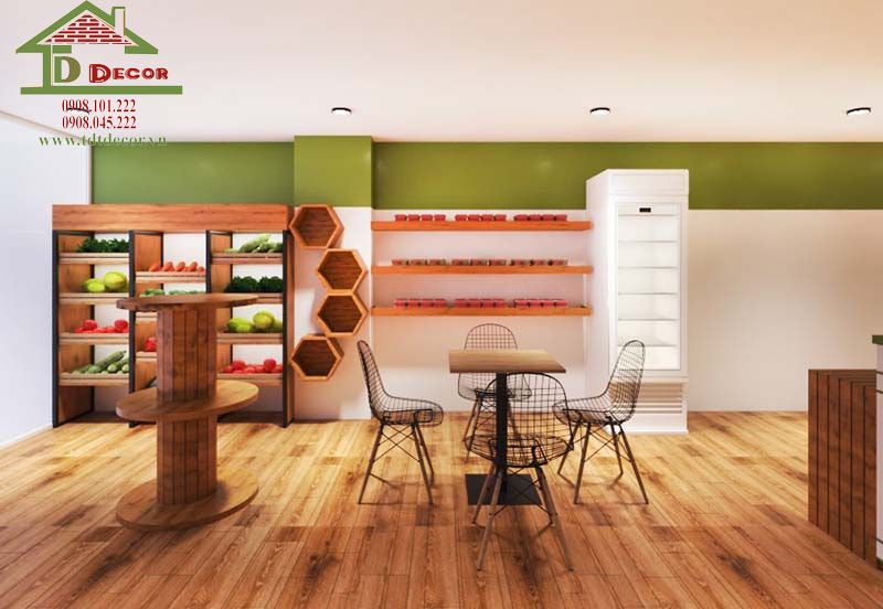 Thiết kế cửa hàng trái cây