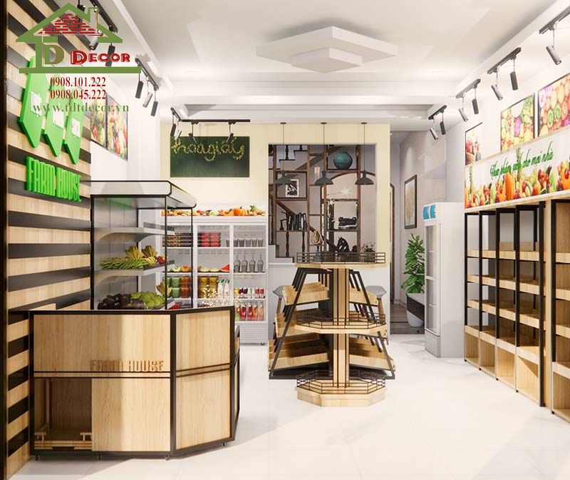 Thiết kế cửa hàng trái cây