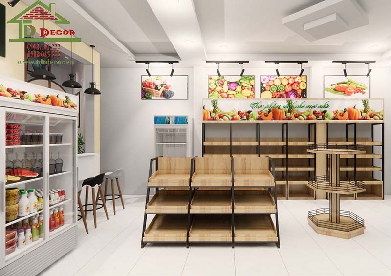 Thiết kế cửa hàng trái cây