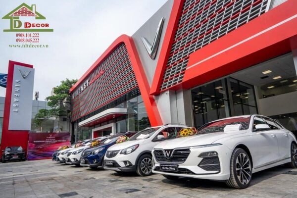 thiết kế showroom oto