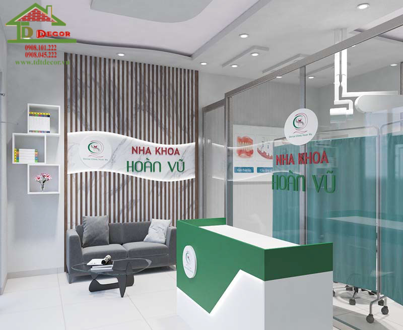 Dự án thiết kế nội thất nha khoa Hoàn Vũ tại Nguyễn Văn Quá, Quận 12, Thành Phố Hồ Chí Minh