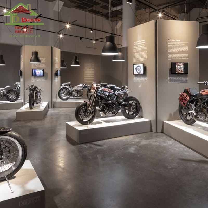 thiết kế showroom xe máy