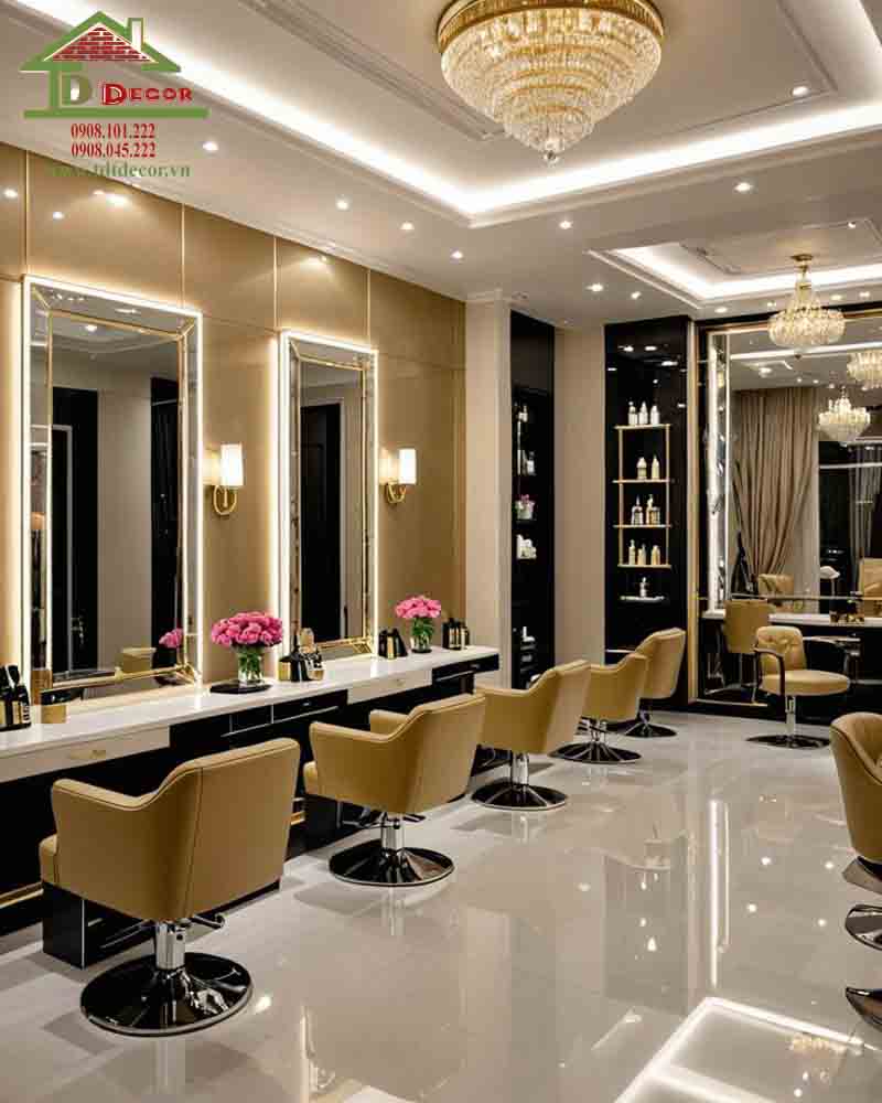 thiết kế salon tóc