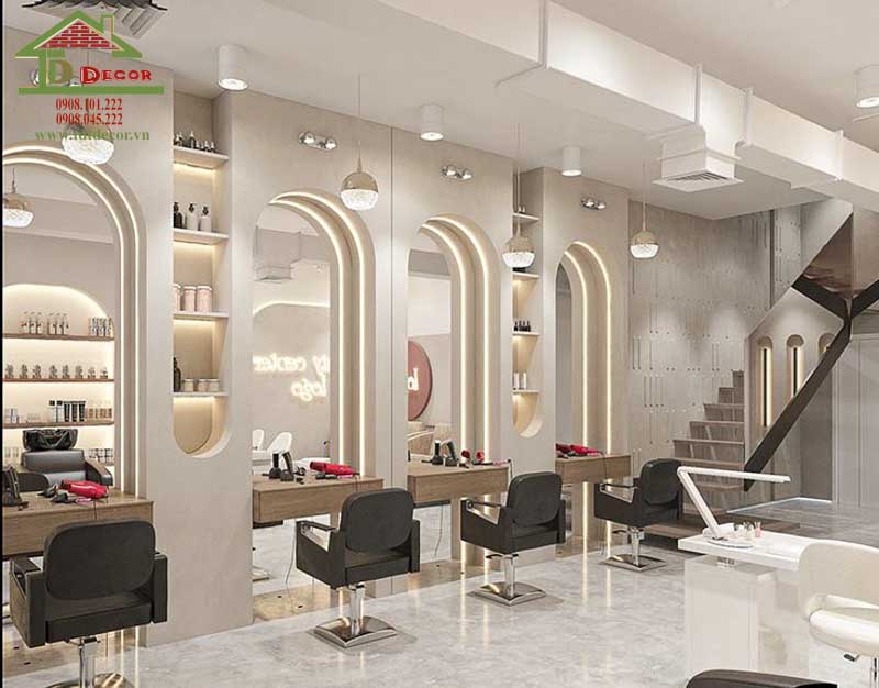 thiết kế salon tóc