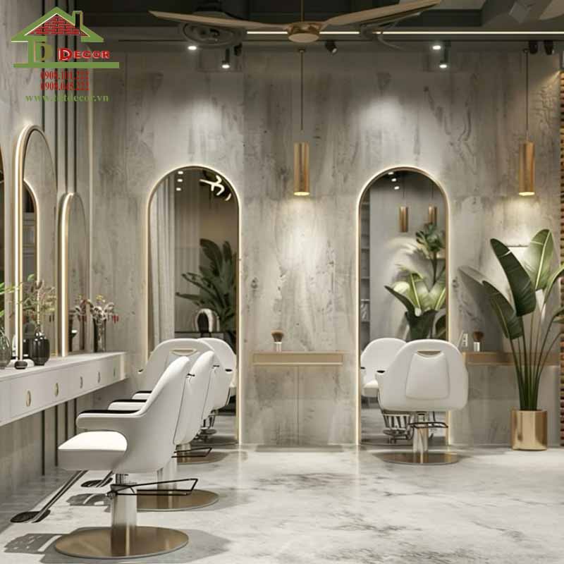 thiết kế salon tóc