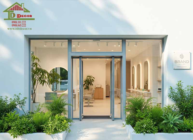 thiết kế salon tóc