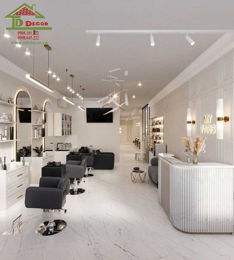 thiết kế salon tóc