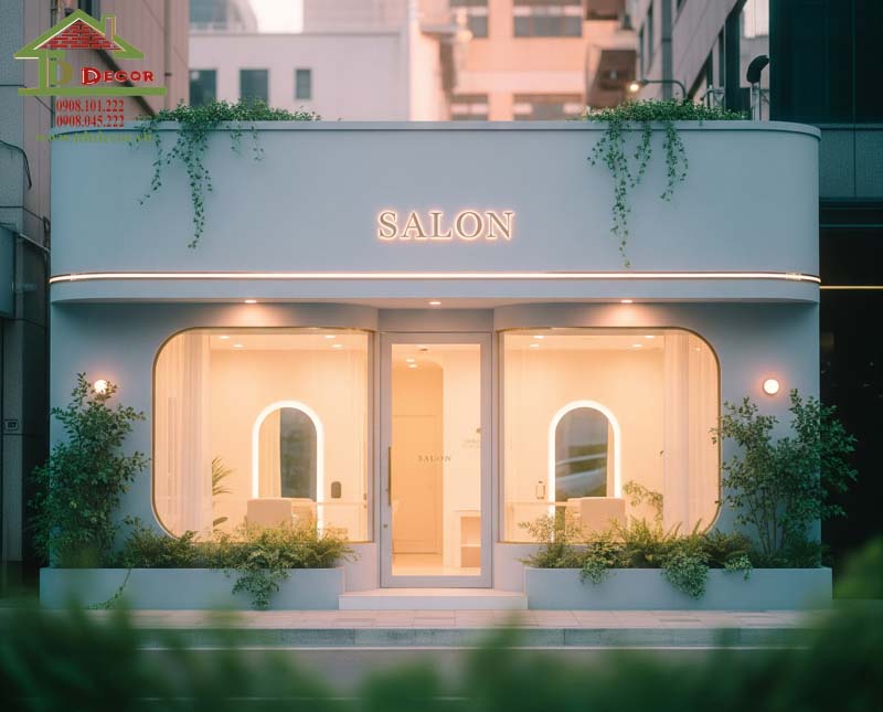 thiết kế salon tóc
