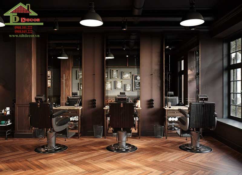thiết kế salon tóc
