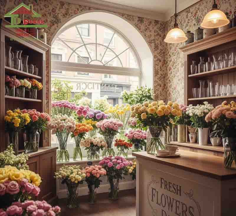 Thiết kế shop hoa tươi