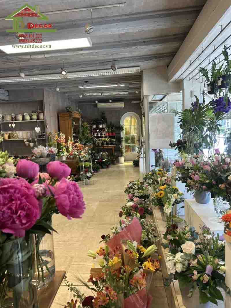 Thiết kế shop hoa tươi