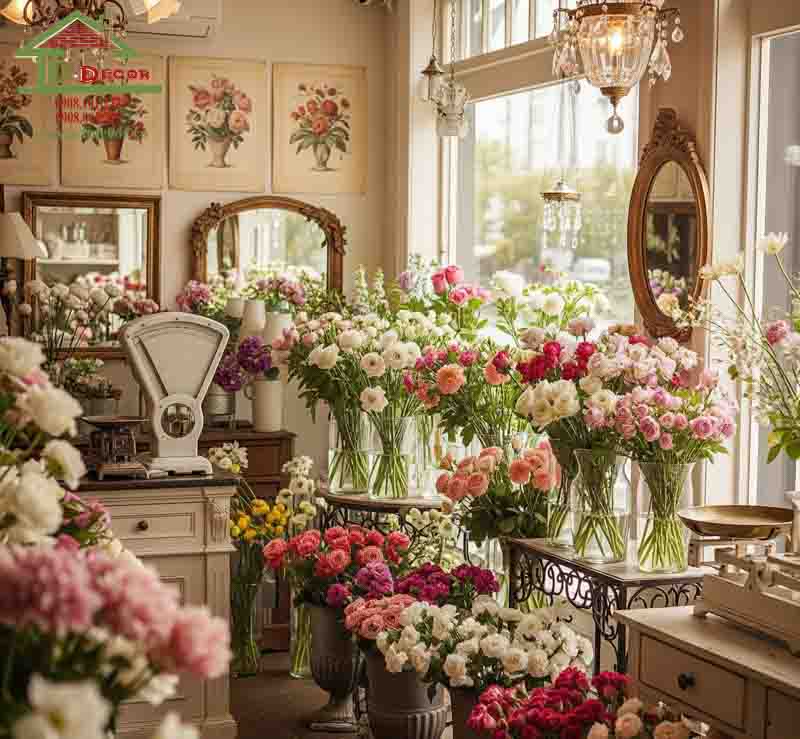 Thiết kế shop hoa tươi