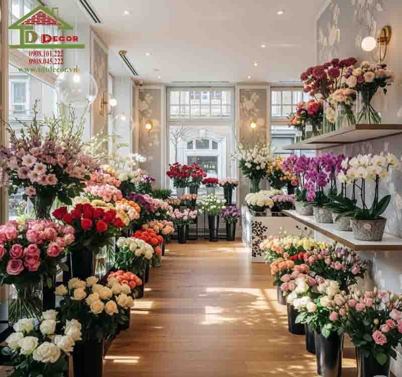 Thiết kế shop hoa tươi