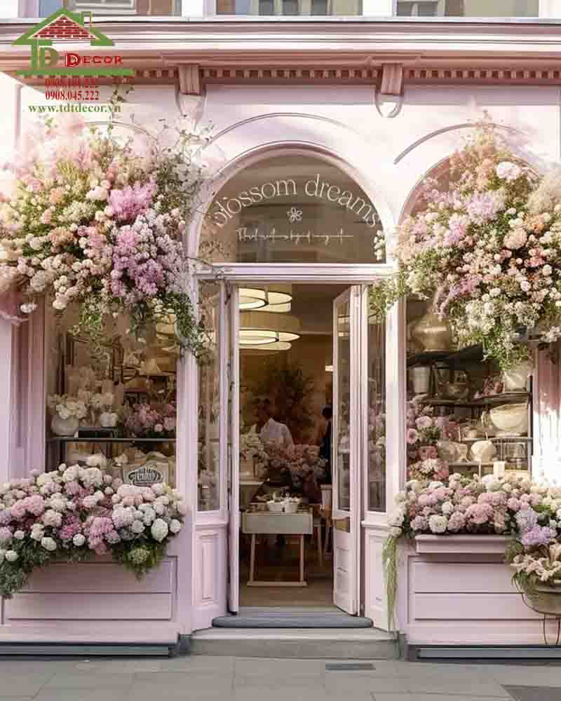 Thiết kế shop hoa tươi