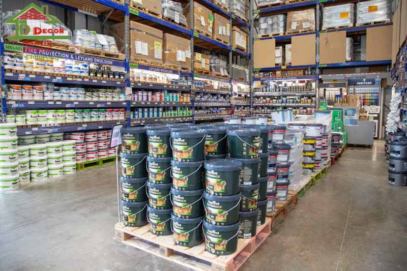 Thiết kế cửa hàng sơn