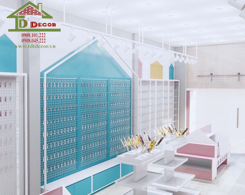 Thiết kế cửa hàng văn phòng phẩm