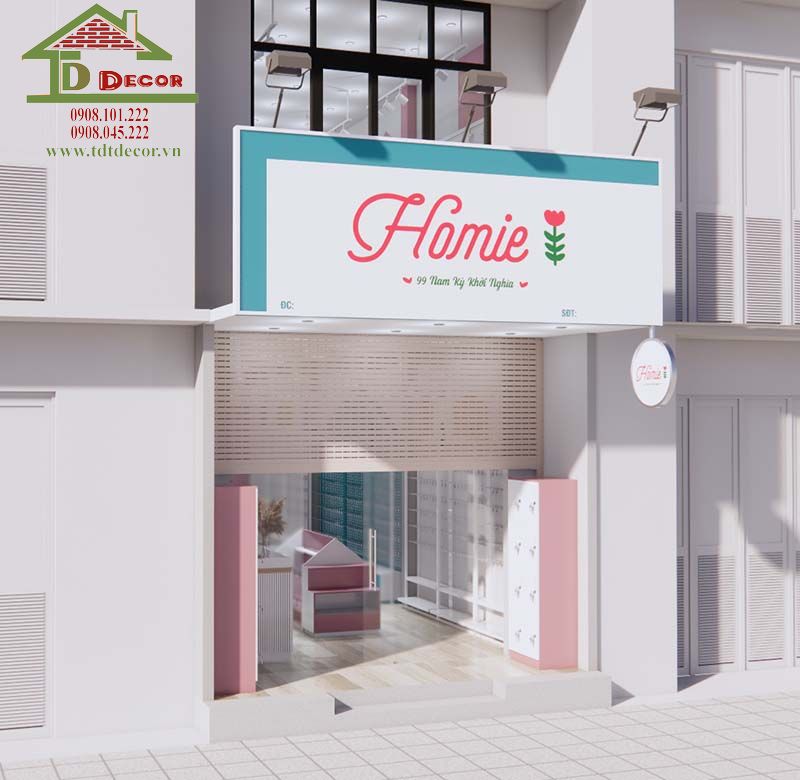 Thiết kế cửa hàng văn phòng phẩm