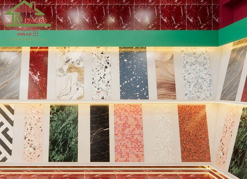 thiết kế cửa hàng vật liệu xây dựng