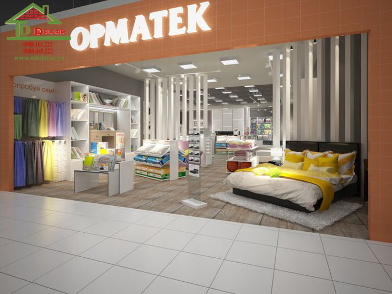 Thiết kế showroom nệm