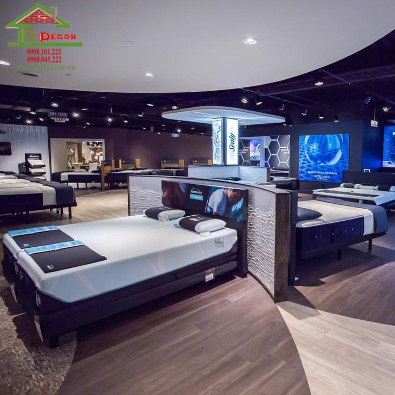Thiết kế showroom nệm