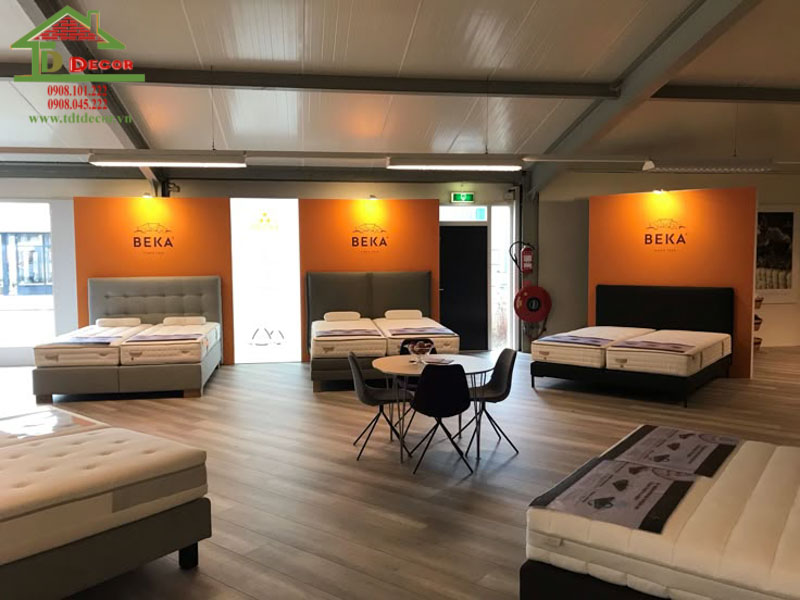 Thiết kế showroom nệm