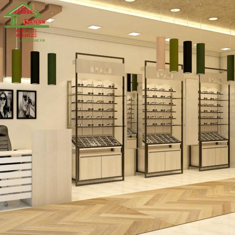 Tủ trưng bày mắt kính