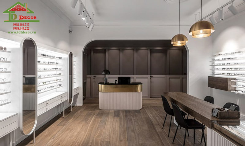 Tủ trưng bày mắt kính