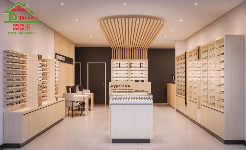 Tủ trưng bày mắt kính